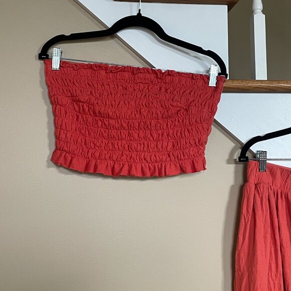 Free People Beach "Solange Set" 2 piece cover up set sz XL - Picture 4 of 7